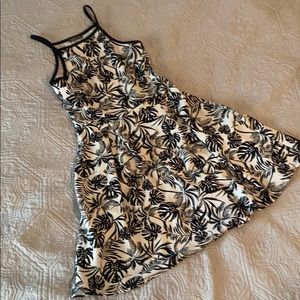 Black and white dress